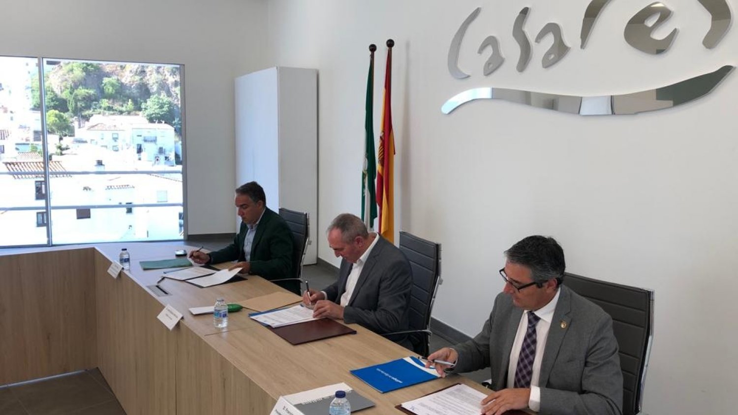 Diputación, la Junta y Casares sellan un acuerdo para adecuar como museo la casa natal de Blas Infante
