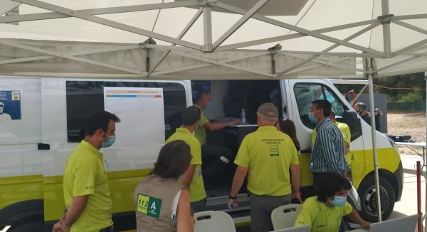 La Junta comprueba los mecanismos de respuesta ante incendios forestales con un ejercicio en Cártama