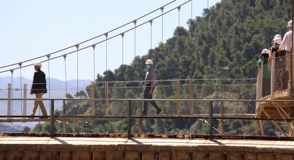 El Caminito del Rey pone a la venta 46.000 entradas para visitar el paraje en agosto y septiembre