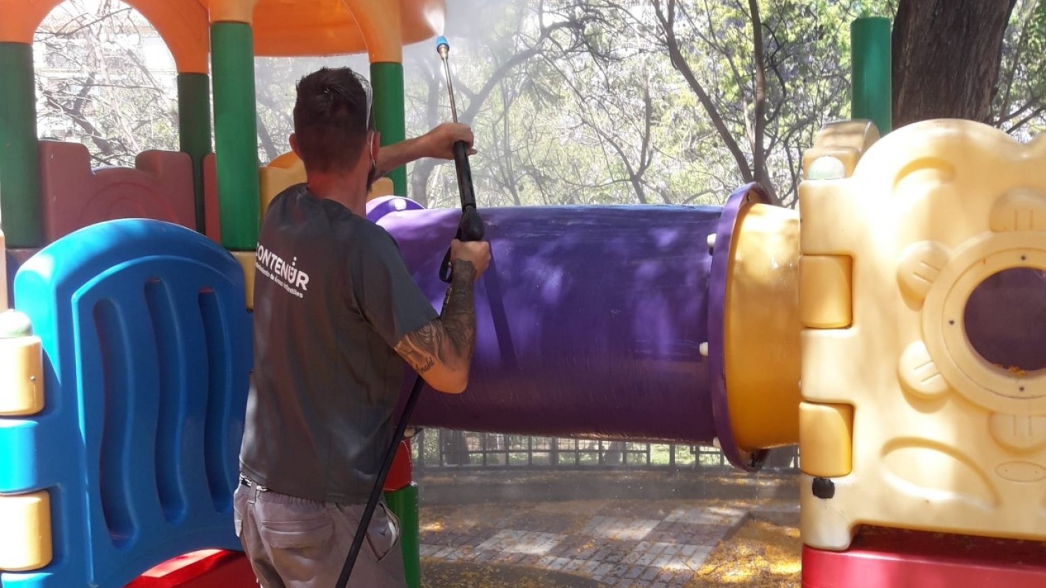 Marbella reabre los parques públicos infantiles con límite de aforo y desinfección diaria