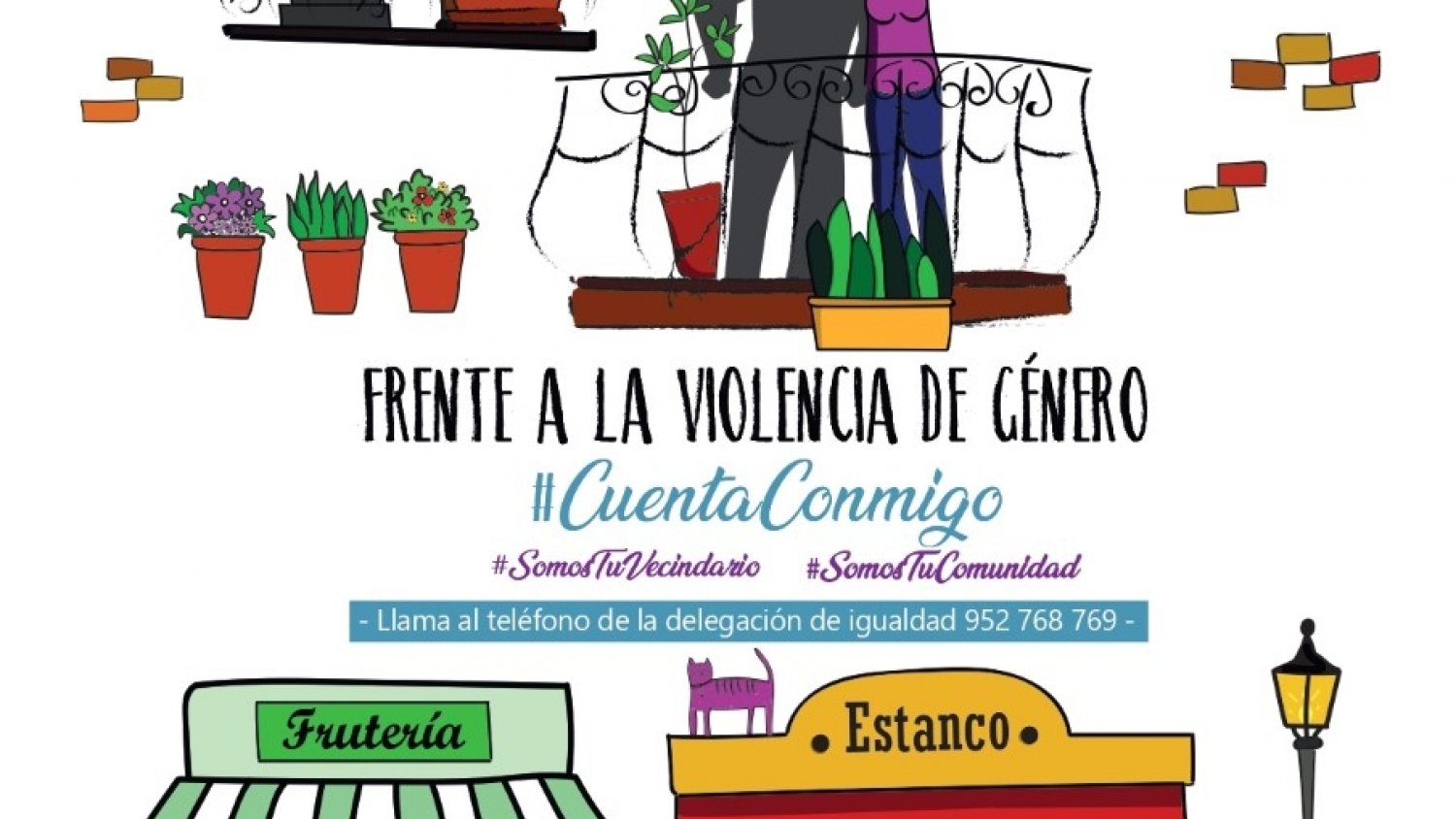 El Ayuntamiento de Marbella inicia la campaña 'Cuenta Conmigo' para sensibilizar sobre la violencia de género