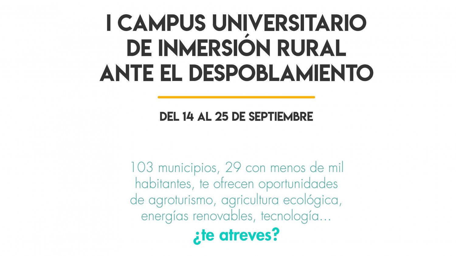 Diputación de Málaga y la UMA organizan el I Campus Universitario de Inmersión Rural ante el Despoblamiento