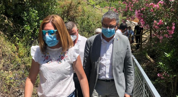 Diputación termina el sendero 'Ruta de los Molinos. Río Turvilla' enfatizando el valor natural del río