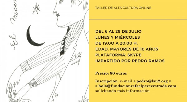 La Fundación Rafael Estrada imparte dos talleres online de escritura creativa del 6 al 29 de julio