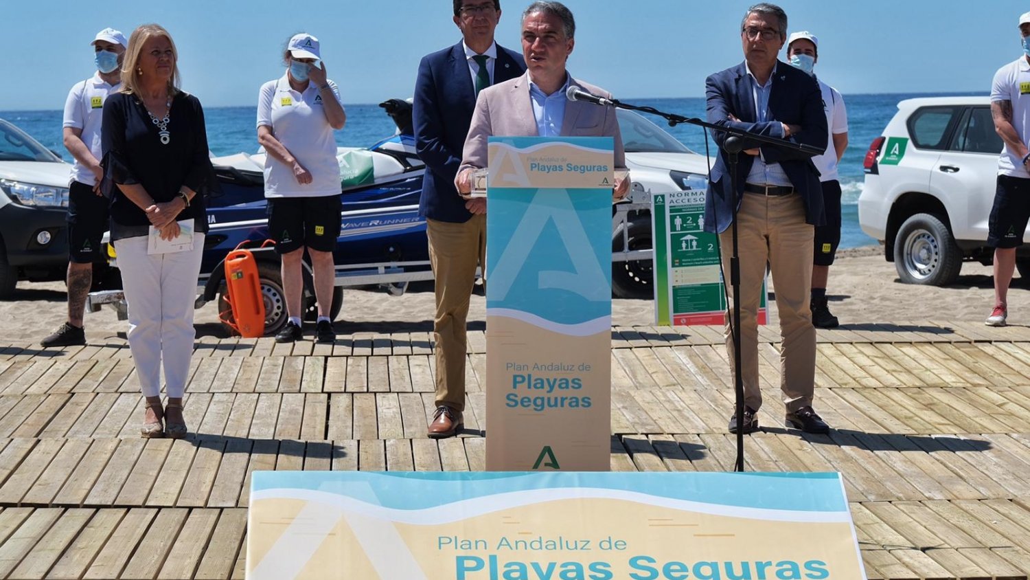 El Gobierno andaluz pone en marcha el Plan de Playas Seguras dotado con 34,5 millones