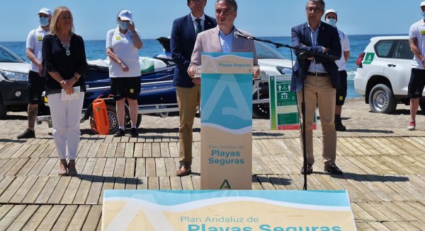El Gobierno andaluz pone en marcha el Plan de Playas Seguras dotado con 34,5 millones