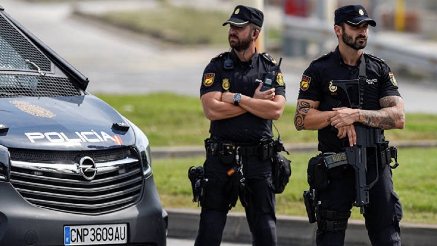 Detienen a dos hombres tras asaltar un aparcamiento de camiones en un polígono industrial de Málaga