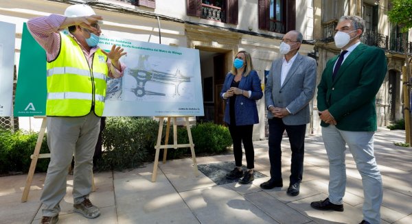 La Junta confía en el avance de las obras del metro y estima recuperar la Avenida Andalucía en la segunda quincena de julio