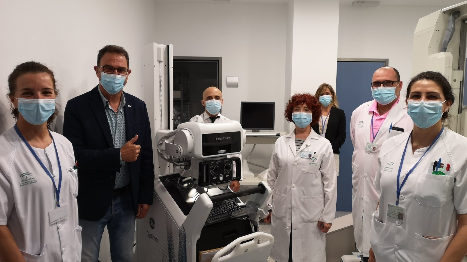 El Hospital de Ronda recibe un equipo de radiología portátil para la lucha contra el Covid-19
