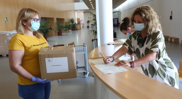 Diputación entrega una nueva remesa de material sanitario a municipios menores de 25.000 habitantes