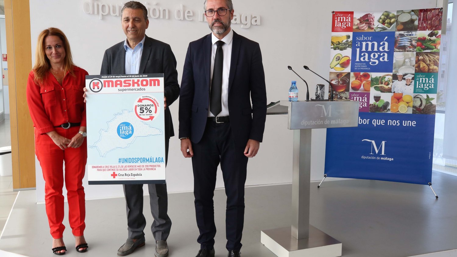 Maskom donará el 5% de las ventas de productos 'Sabor a Málaga' para ayudar a las familias vulnerables