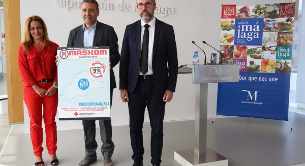 Maskom donará el 5% de las ventas de productos 'Sabor a Málaga' para ayudar a las familias vulnerables