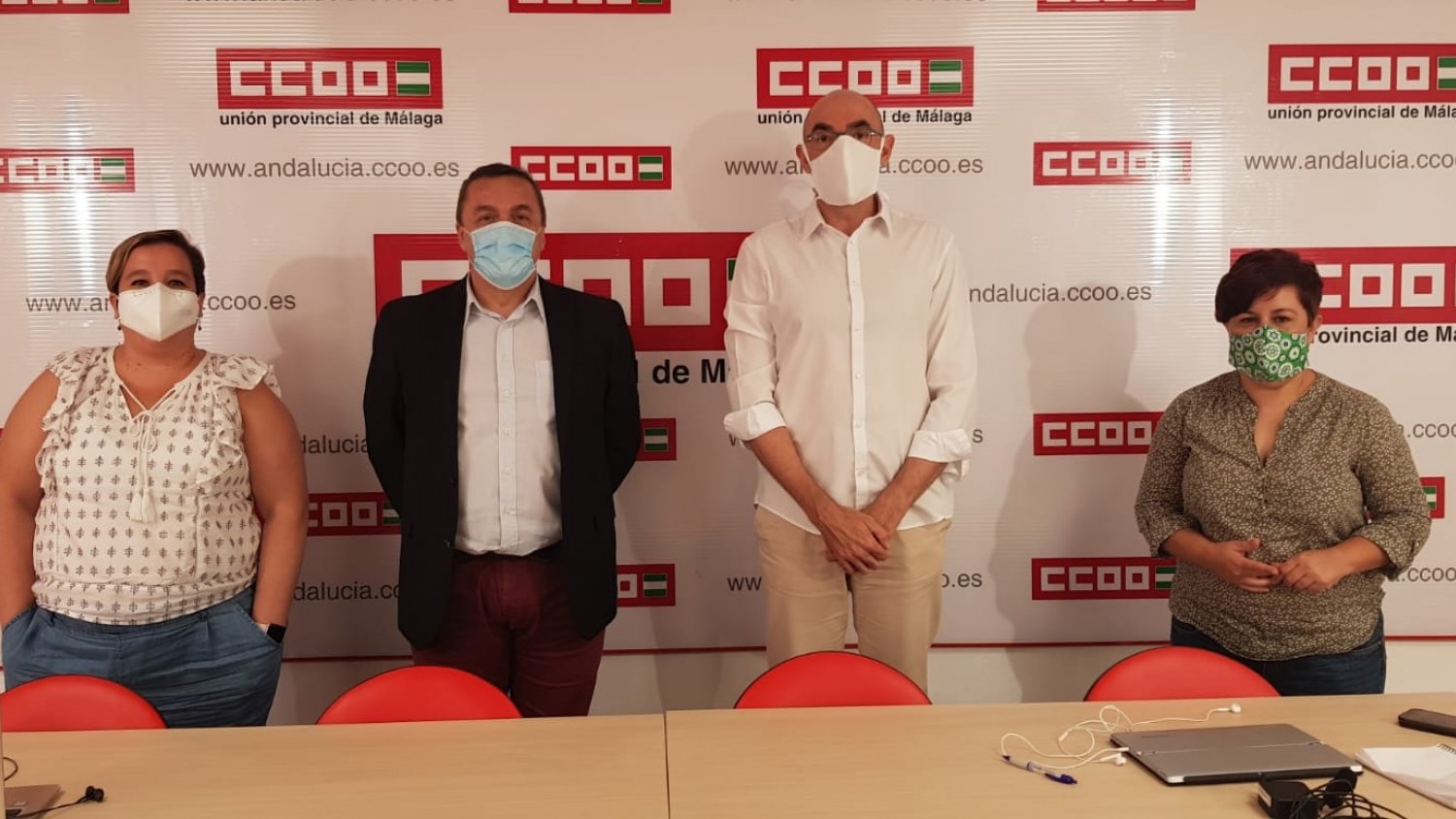 CCOO y Adelante apuestan por el empleo de calidad y el dominio de lo público para la reconstrucción de Málaga
