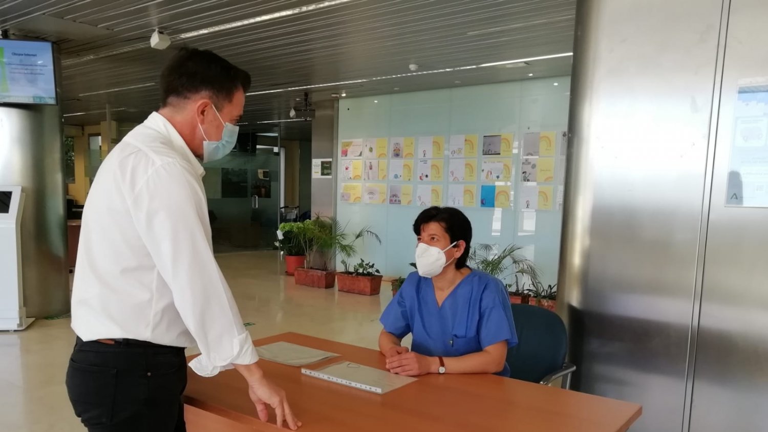 El Área Sanitaria Málaga-Axarquía establece medidas de prevención frente al Covid-19 en sus accesos