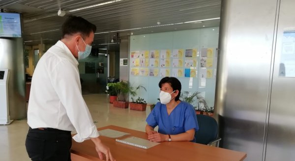 El Área Sanitaria Málaga-Axarquía establece medidas de prevención frente al Covid-19 en sus accesos