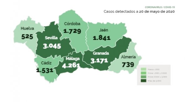 El coronavirus repunta en Málaga con 108 contagios y tres fallecidos más