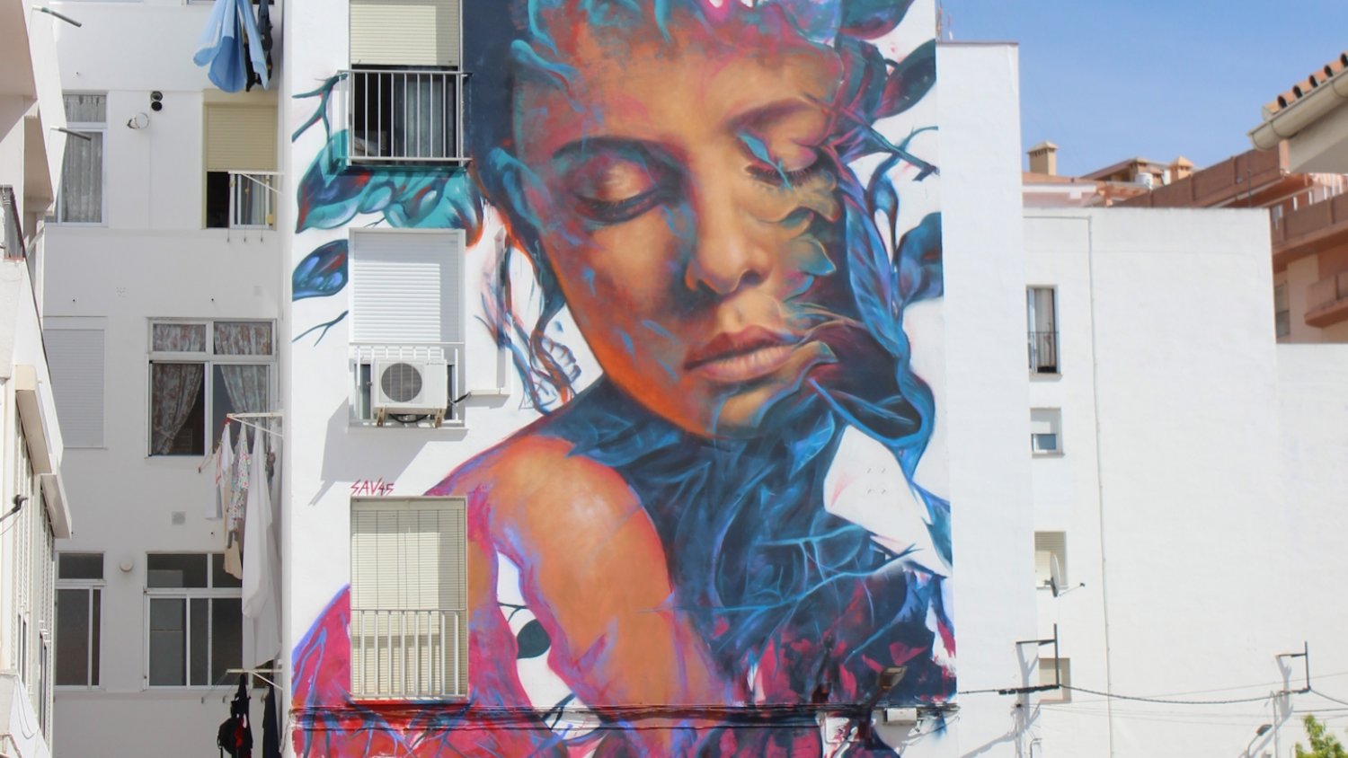 El artista ruso ‘Sav45’ gana el II Concurso Internacional de Murales Artísticos de Estepona