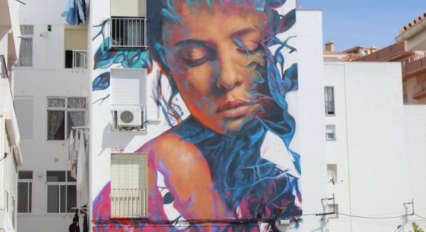 El artista ruso ‘Sav45’ gana el II Concurso Internacional de Murales Artísticos de Estepona