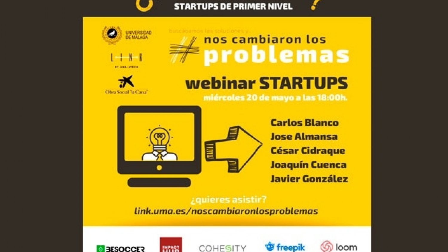 La UMA convoca a las startups para debatir sobre las consecuencias de la pandemia