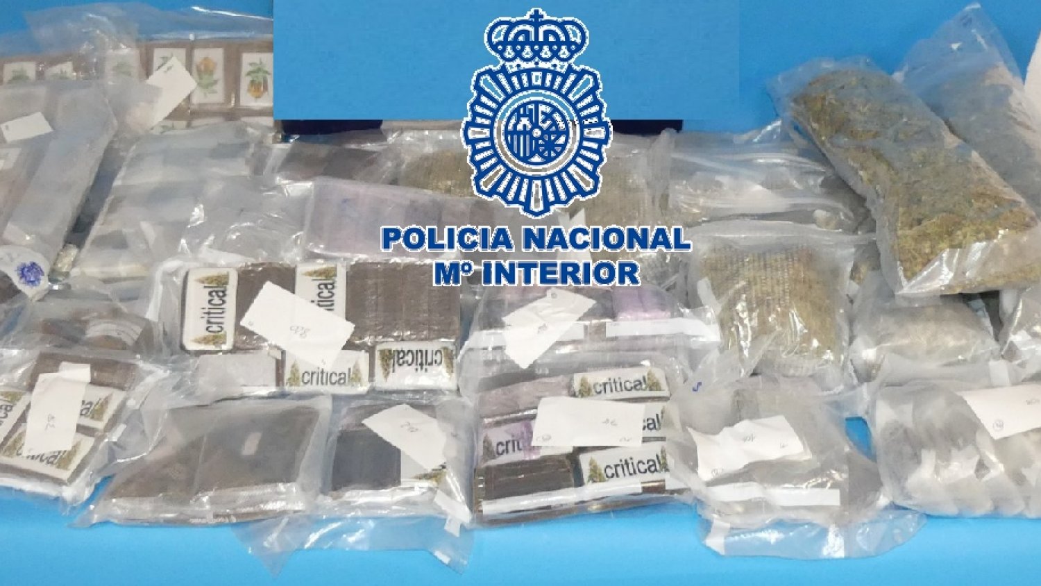 Desarticulan una red asentada en Málaga que enviaba droga a Francia a través de empresas de paquetería