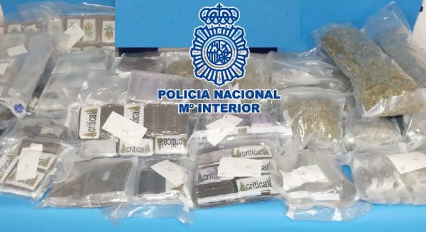 Desarticulan una red asentada en Málaga que enviaba droga a Francia a través de empresas de paquetería