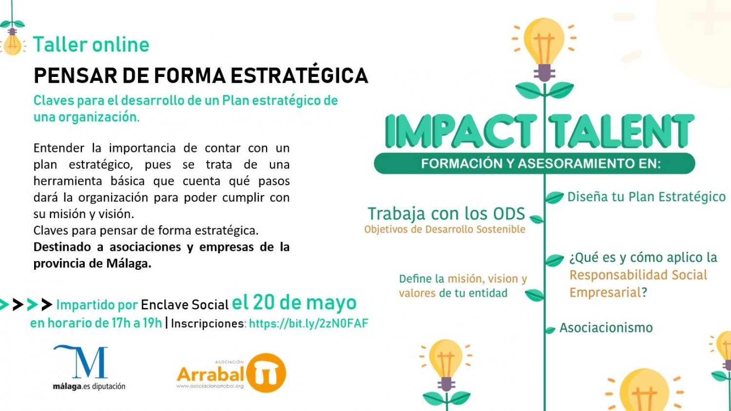 Diputación abre el plazo de inscripción para un taller que asesorará a entidades sociales y empresas