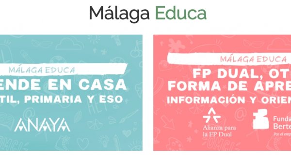 El Ayuntamiento de Málaga crea un banco de recursos formativos gratuitos para la comunidad escolar