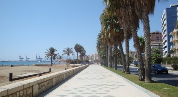 Málaga cortará al tráfico del Paseo Marítimo Pablo Ruiz Picasso hasta el final del estado de alarma
