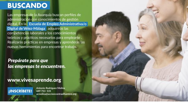 Vélez-Málaga pone en marcha un programa de gestión administrativa digital para favorecer el empleo