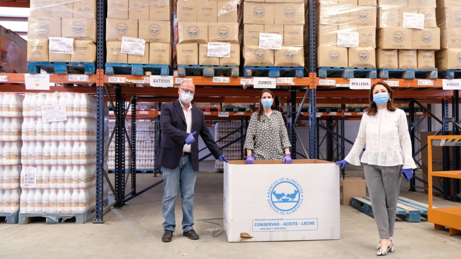 La Junta concede una ayuda económica extraordinaria al Banco de Alimentos