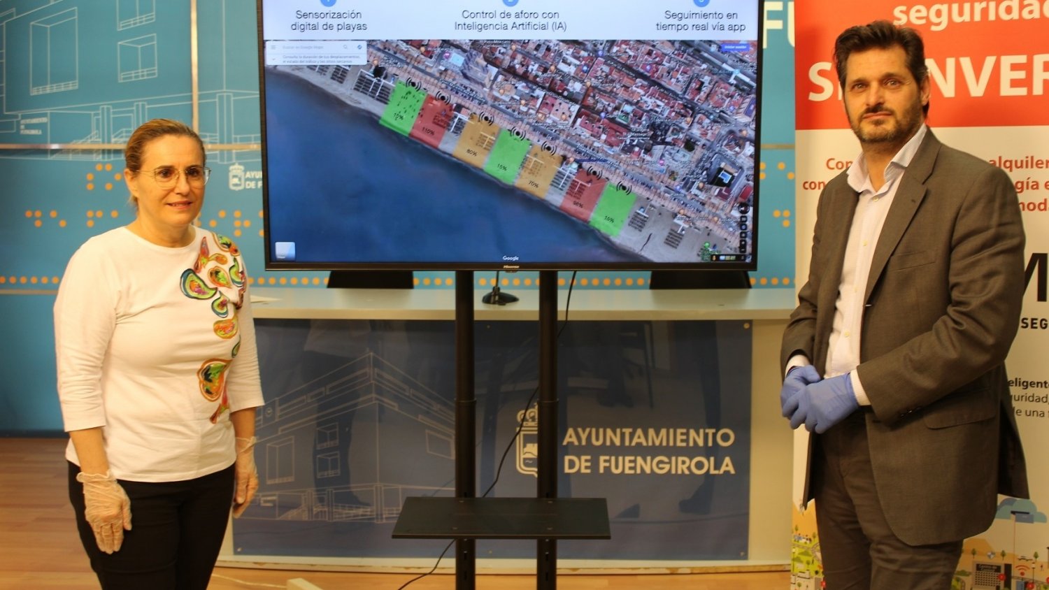 Fuengirola empleará inteligencia artificial para controlar el aforo de playas y espacios públicos