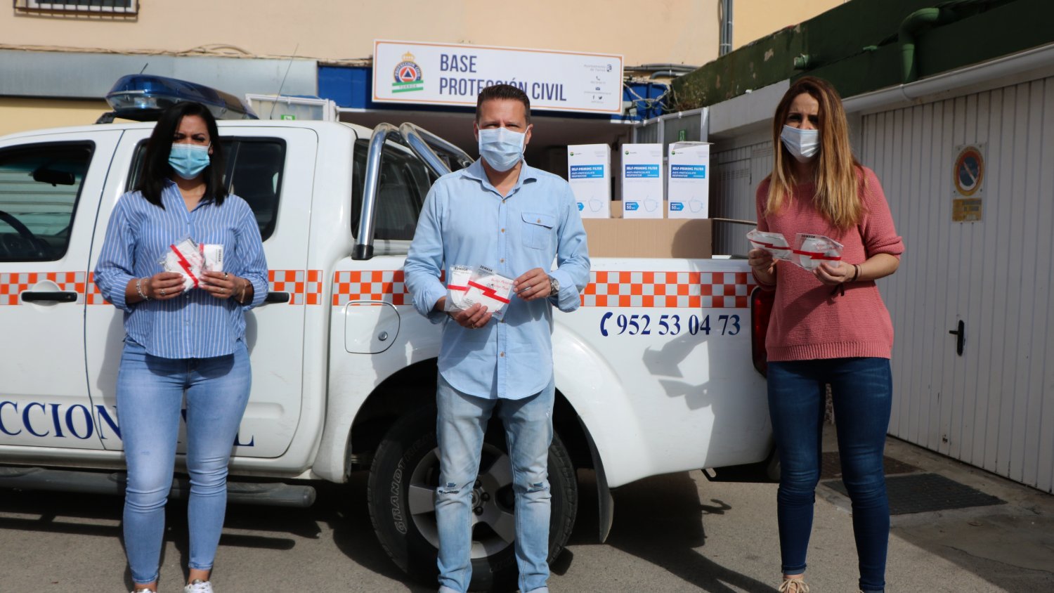 Comienza en Torrox el reparto de mascarillas FFP2 para los Mayores del municipio