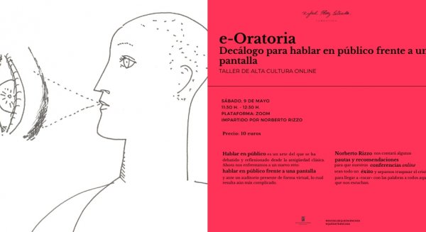 La Fundación Rafael Pérez Estrada imparte un taller online de oratoria especializado en videoconferencias