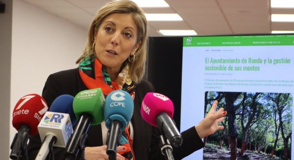 Ronda recibe un certificado internacional por la gestión de sus espacios forestales