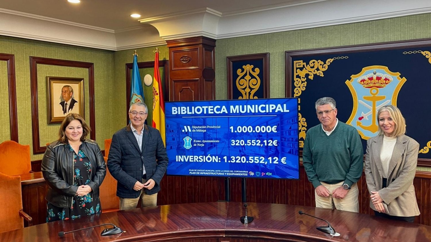 Diputación invertirá un millón de euros en la nueva biblioteca de Nerja