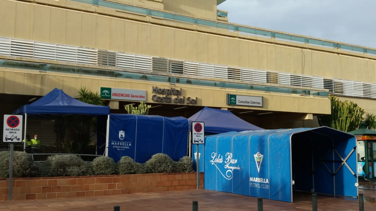 Las Urgencias del Costa del Sol pasan a Consultas Externas por tareas de limpieza y desinfección
