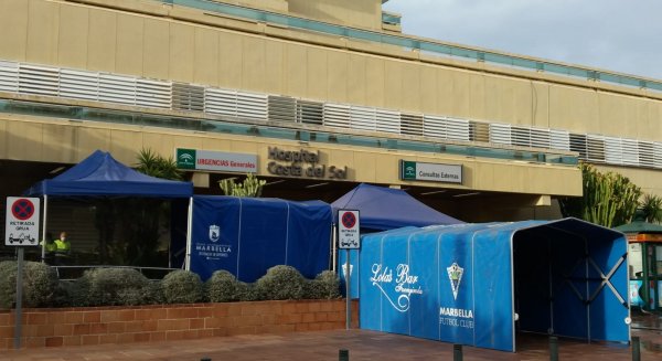 Las Urgencias del Costa del Sol pasan a Consultas Externas por tareas de limpieza y desinfección