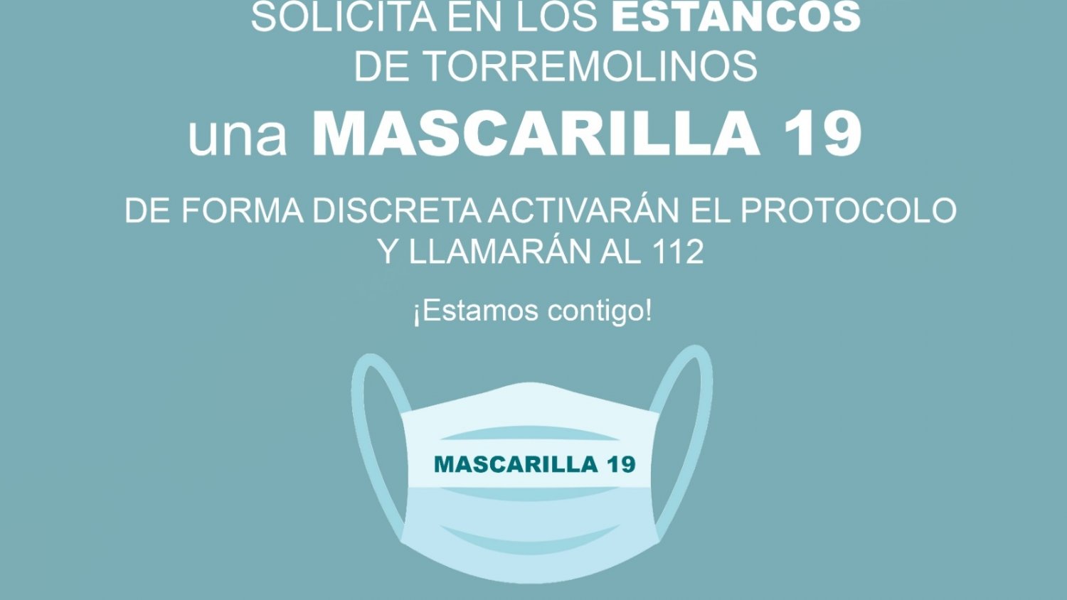 Los estancos de Torremolinos se suman a la iniciativa 'Mascarilla 19' para prevenir la violencia de género
