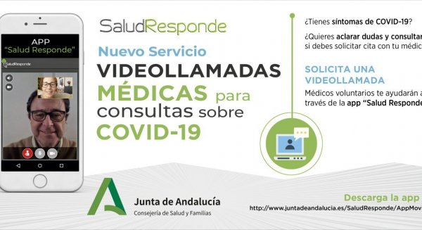 Salud Responde incorpora en su App un sistema de videoconferencias para atender casos de coronavirus