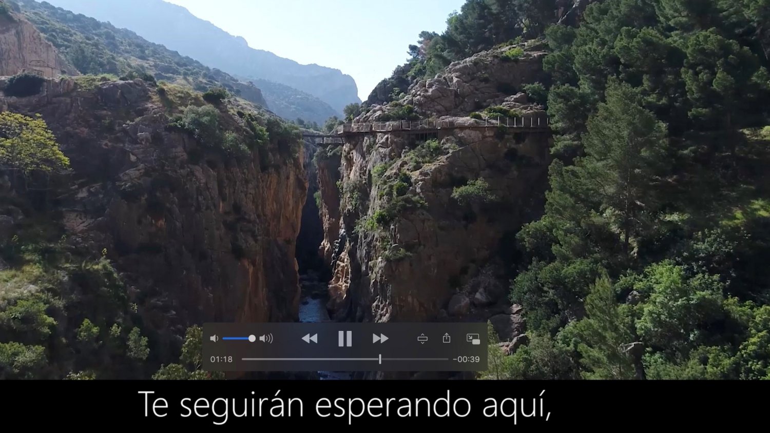 El Caminito del Rey lanza un vídeo en sus redes sociales para agradecer la lucha contra el Covid-19