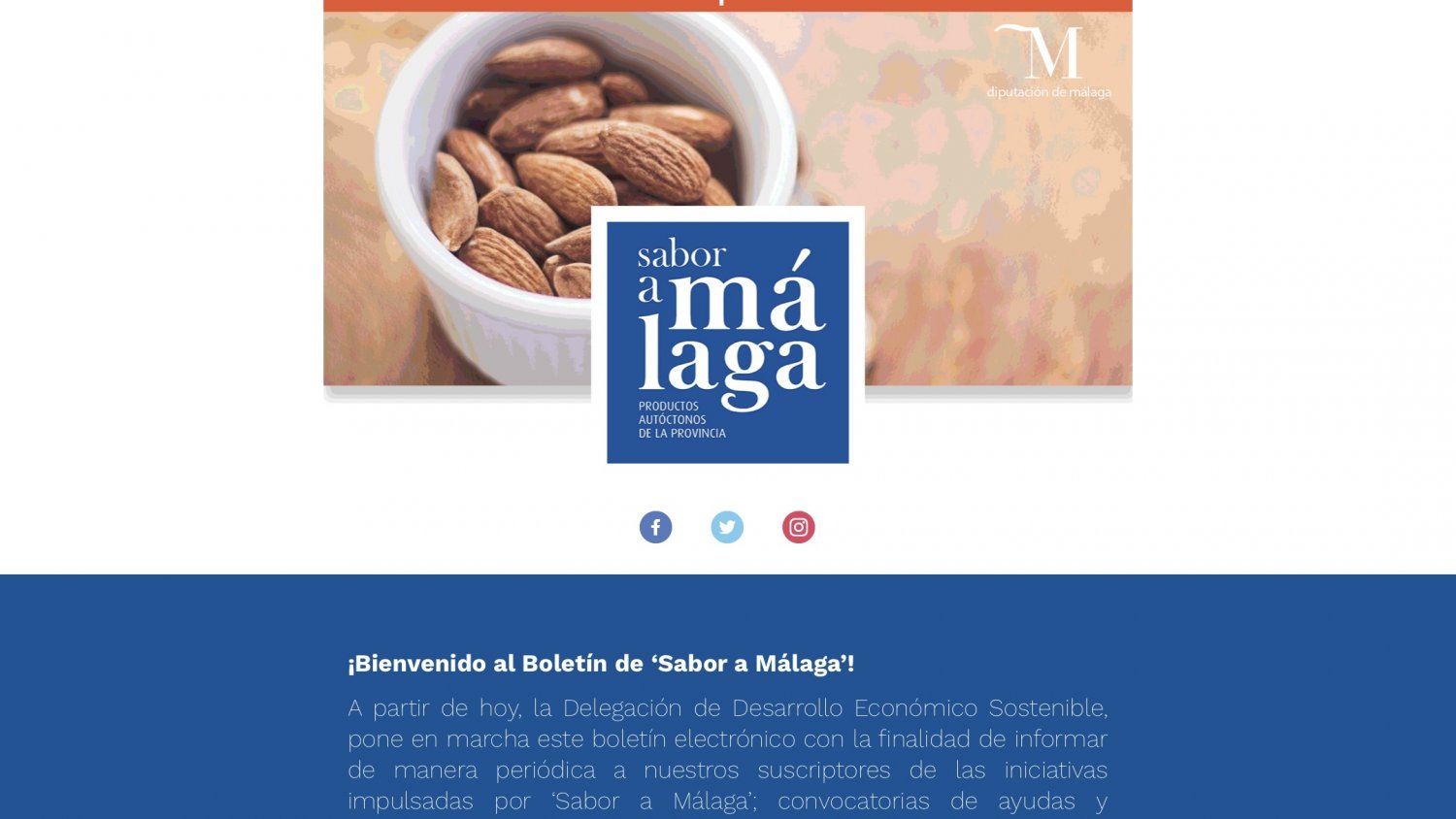 'Sabor a Málaga’ crea un boletín electrónico para informar y apoyar al sector agroalimentario