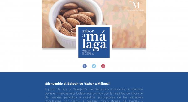 'Sabor a Málaga’ crea un boletín electrónico para informar y apoyar al sector agroalimentario