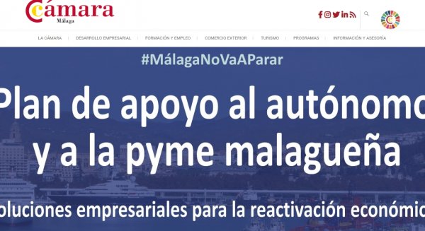 La Cámara de Comercio de Málaga inicia mañana un ciclo de ocho seminarios gratuitos on-line