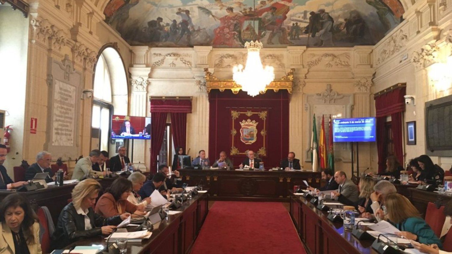 El Ayuntamiento de Málaga celebrará el próximo lunes un pleno extraordinario telemático