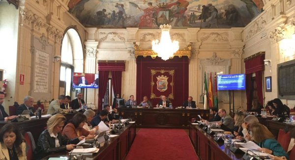 El Ayuntamiento de Málaga celebrará el próximo lunes un pleno extraordinario telemático