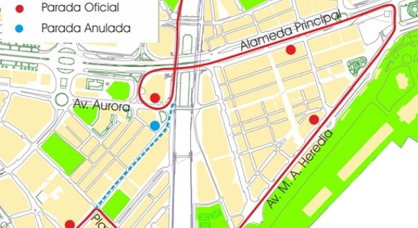 La línea 20 de la EMT extiende su recorrido hasta La Alameda principal en sentido de Los Prados