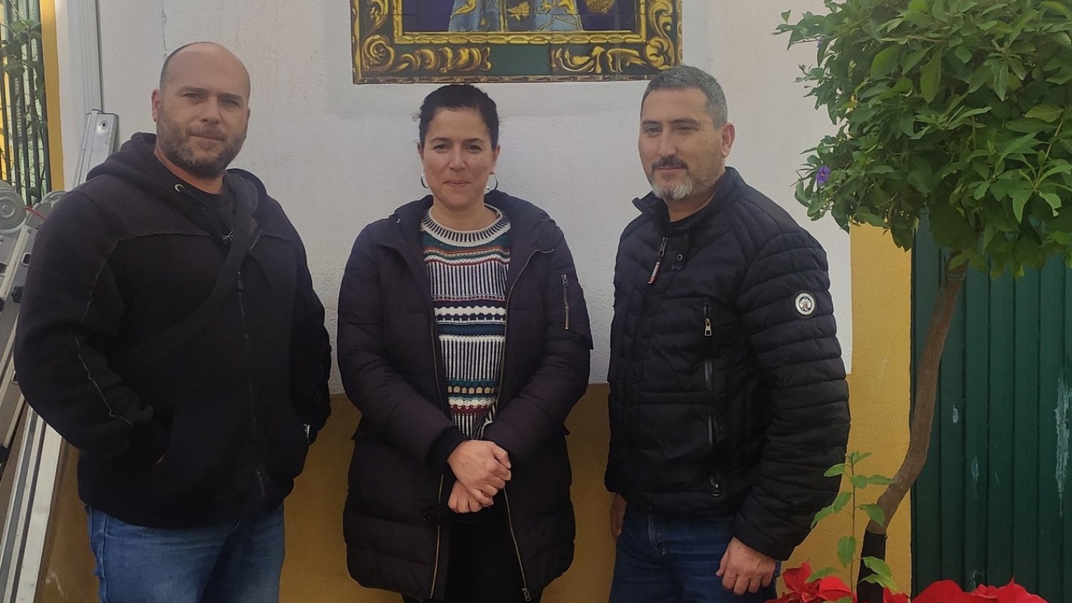 Monda restaura y repone el mural cerámico de Jesús del Gran Poder tras un cuarto de siglo