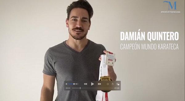 Diputación y Ayuntamiento de Málaga reúnen a más de treinta deportistas para concienciar sobre el Covid-19