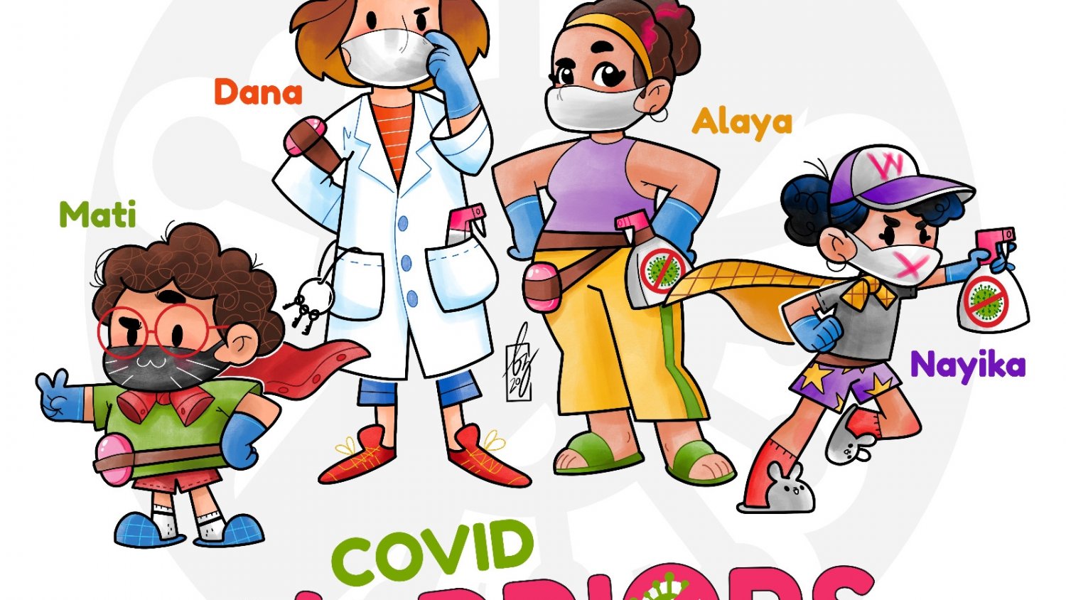 ‘COVID Warriors’, el escuadrón antivirus de las mujeres y menores de las casas de acogida