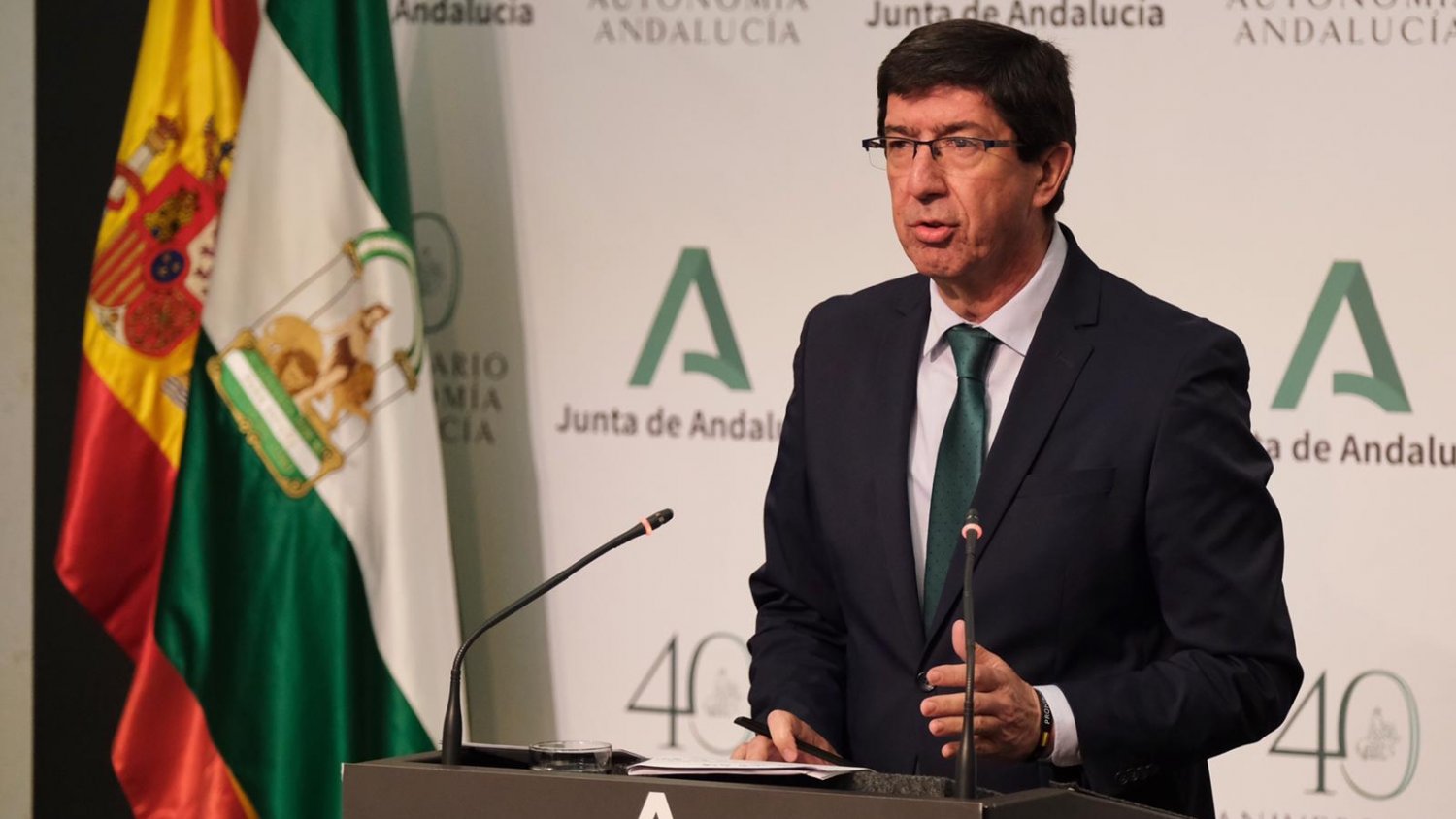 El vicepresidente de la Junta asegura que Andalucía cuenta con material sanitario suficiente para abril